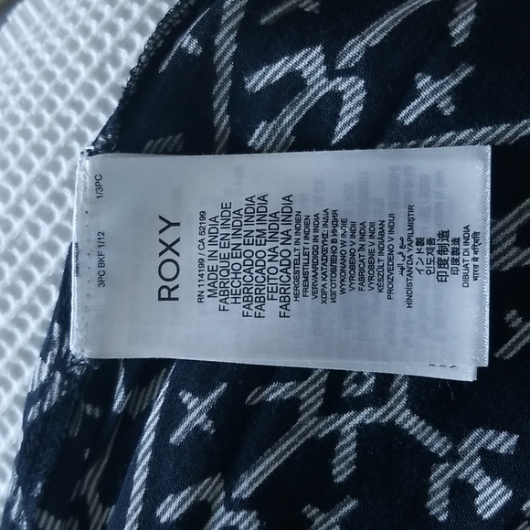 Roxy Slip Print Tunic Size XS - Picture 9 of 16